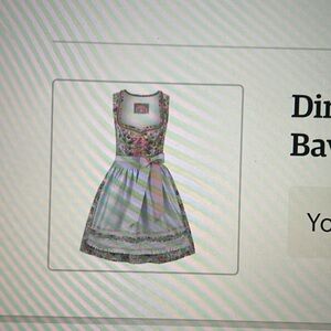 Dirndl Dara Light Blue